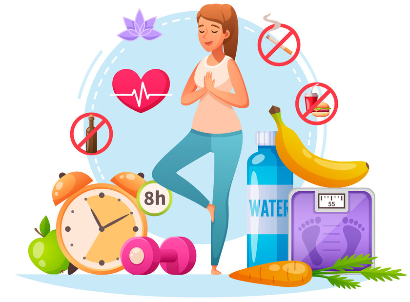 Focusing on healthy habits.